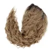 Synthetic Wigs Cosplay Wigs GNIMEGIL Synthetic Long Wavy Wigs for Women Honey Blonde Wig Water Wave Wigs Cosplay Wigs Ombre Curl Hair Dark Roots Natural Wig 240327