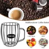 Desktop kaffekapsel hållare för Nespresso Accesorios Durability Coffee Pods Organizer för Home Kitchen Bar Coffeeware Teaware 240307