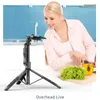 Roreta 2024 Foldbar trådlös Bluetooth Selfie Stick Monopod med slutare Fill Light Aluminium Alloy TripoD 240309