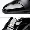 Chaussures Men Office Oxford Wedding Shoe Casual Antislip Loafer Party Wedding Flat Slip on Footware Men's confortable Business Cleits Shoe