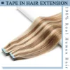 Extensies Snoilite Tape In Extensions van echt haar 2,5 g/stk Recht Lijm in extensions van echt haar Echt haar Naadloos Onzichtbaar Dubbelzijdig