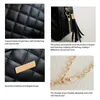 Shoulder Bags 2024 Fashion Female Bag Rhombus Embroidered Solid Color Chain Women Crossbody Casual Trendy Phone