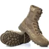 Обувь альпинизм высокий топ боевые ботинки на открытом воздухе битва охота на супер светлые военные фанаты.