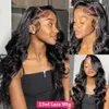 Synthetic Wigs Synthetic Wigs Gabrielle 13x6 13x4 Lace Front Wig Human Hair Body Wave Glueless Wig Pre Cut 5x5 Closure Human Hair Wigs Raw Indian Natural Hair 240329