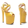 サンダルLaijianjinxia 964 20cm/8inches pu apper fashion sexy exotic heel platform party women modern pole dance Shoes 125