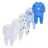 1pcs 3pcs 5pcs Baby Girl Boy Pijamas bebe fille Cotton Sleepsuits Breathable Soft ropa born Sleepers Pjiamas 240313