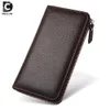Designer Wallet New Mens Leather Head Zero Long Hand Bag Business Gift {category}