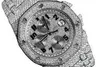 Lyxurklockor för män Mekaniska smycken Tillverkare VVS Hand -stil Moissanite Diamond Top Brand Swiss Designers Wristwatch