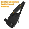 Bags Tactical Concealed Gun Holster Shoulder Bag Chest Sling Bag EDC Crossbody Pack Pouch for Outdoor Hunting Hiking