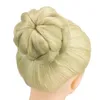 Perucas sintéticas Acessórios para o cabelo Soowee Dançarina de cabelo sintético trançado Chignon Capa de cabelo Donut Hairpieces Scrunchie Hair Bun Wig Updo na festa de casamento 240328 240327