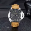 Paneraiss Automatic Men يشاهد Paneraiss Mens Watch Luminor Series أفضل طبعة جلدية حزام أوتوماتيكي رجال مقاوم للماء ساعات معصم ماء