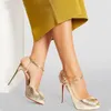Chaussures habillées Mode Femmes Stilettos Pompes Peep Toe Slip-On Sandales Printemps Élégant Talons Hauts Designer Zapatos Mujer