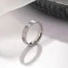 schroefcarter ringen nagel zes diamanten karakter titanium stalen heren dames ringen elegante ingelegde roestvrije ring sieraden