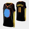 Stephen Curry Klay Thompson Aangepaste basketbalshirts Draymond groen Andrew Wiggins Poole 2024 2023 City Shirt Edition blauw zwart shirt 30 11 23