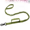 Hundehalsbänder, 1 Stück, verstellbare elastische Nylon-Trainingsleine (Khaki)