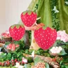 Party Decoration 1pc Strawberry Paper Lanterns Honeycomb Hanging Ornament For Summer Birthday Gift Gifts Supplies