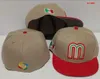 2024男子野球メキシコ装着帽子クラシックワールドシリーズヒップホップスポーツソックスフルクローズドルイジアンデザインキャップチャポー1995ステッチハート ""ラブハッスルフラワーズ