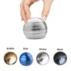 Настольный декомпрессионный вращающийся сферический гироскоп Кинетический шар Настольная игрушка Металлический гироскоп Оптическая иллюзия Fidget Finger Toy FidgetToy 240312