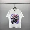 2024ss Designer Tide Camisetas Peito Carta Laminada Impressão Manga Curta High Street Solta Oversize Casual T-shirt 100% Algodão Puro Tops para Homens e Mulheres M-3XL A5