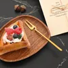 Dinnerware Sets Cake Fork 304 Stainless Steel Silver Forks Fruit Salad Pick Useful Dessert Small Stick For Snack 8Pcs