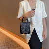 Cross-border Wholesale Fashion Brand Handbags High Quality and Simple Portable Chain Small Bag for Women New Pleated Square Fashion Versatile Crossbody