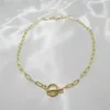 Choker växlar kedjor halsband kvinnor rostfritt stål smycken designer t show runway klänning sällsynt glam japan gotisk