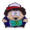 Stranger Cartman Pin Pac-Man Game Badge Hit Animated TV Series And Stranger Things Funny Mash-up Jewelry