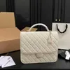 Rugzak 22k Tas Schouder Lakleer Postbode Tassen Mode Klassieke Handtas Cc Toast Caviar Designer Zwart Roze Wit Luxe Handtassen