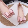 Sandales Brésil Nouveau 2022 Melissas Femmes Chaussures Jelly Fil's Fash Fish Mouth Flat Sumal Sandals Bowties Bowties Beach Shoes SM099