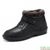 Boots 2023New Bottes pour hommes d'hiver Eva Chaussure chaude de la cheville en peluche