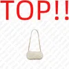 TOP de ombro em pele de cordeiro.TRISTE.MINI SAMLL TUBE BAG Designer Bolsa Hobo Clutch Satchel Tote Shopping Bags Pochettee Accessoires