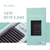 Eyelashes DeceMars New 8D W Shaped Eyelash Extension 12 Rows/Tray