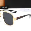 Parda designer de luxo moda óculos de sol clássico óculos de sol praia óculos para mulheres dos homens senhoras ao ar livre sunglasse 0805