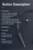 Headphones GYM530 Headphone BT5.1 80 Hours Playing Sports Music Stereo Wireless Headset With Microphone TF Card Magnetic Earplugs
