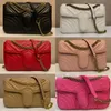 11 renk tasarımcı çantaları bayan altın zincirleri deri haberci alışveriş çantası düz çapraz vücut omuz çantaları çanta çantaları çanta çantası gündelik cüzdanlar
