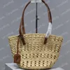 Sac de designer Sac fourre-tout en paille Sac à bandoulière en raphia au crochet Sac de plage d'été Poignée supérieure Sacs à provisions pour femmes 10A Sac de luxe de qualité supérieure Sac à main souple