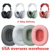 För AirPods Max Air Pro 2 3 2nd Generation Headband Headphone Accessories Transparent Solid Silicone Waterproof Protective Case Airpod Max Hörlurar Cover Case