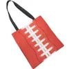 Borse portaoggetti Borsa tote super ecologica Lap Top Rugby Stampato Gioco sportivo Treat Tank Stampa Poliestere Spalla singola Goody