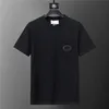 Designer T Shirts Chest Letter Laminated Print Short Sleeve High Street Loose Oversize hellstar shirt 100% Pure Cotton Tops for Men and Women Q1