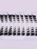 Cils Segment de grande capacité faux cils 10 rangées de mouche diagonale cheveux à touffe unique grand œil cils auto-greffants touffus naturels