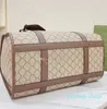 Pet Carrier Dog Designer Cat Catriers Case Hand Handbags Classic Travel Outdoor Web Beige Ebony Canvas Mesh Window Luxury Double Bandles Tote