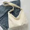 Shoulder Bags Women Casual Crossbody Bag Versatile Corduroy Tote Strap Adjustable Handbag Lightweight Fashion Commuting