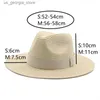 Wide Brim Hats Bucket Hats Womens bucket hat sun hat ribbon band mens hat Str summer Panama formal outdoor party picnic bucket hat Sombreros de Mujer hat Y240319