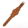 Watch Bands Crazy Horse Leather Bund Strap 16mm 18mm 19mm 20mm 21mm 22mm Cuff Men's Wrist Band Accessories
