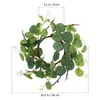 Decorative Flowers 2 Pcs Ring Easter Wreath Festival Holder Boho Nordic Eucalyptus