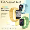 Наручные часы Смарт-часы Y68 Bluetooth Fit Pro Sport Водонепроницаемые наручные часы с цветным экраном Мужчины Женщины Фитнес-браслет Сердечный ритм Артериальное давление 24319