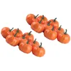 Dekorativa blommor 16 PCS Simulering Foam Pumpkin Halloween Modeller Ornament Bröllopsdekorationer dekorerar för