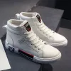 Boots High Top Shoes Men Fashion Breathable Casual Shoes Daily White Shoes Classic Wear Resitant gym shoes Men Hip Hop Sneakers