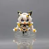 Anime Manga Honkai Impact 3 figuur Anime Kiana Kaslana Moonlight kot Q wersja Kawaii dziewczyna gra figuur zabawki z PVC prezenty dekoracja samochodu 240319