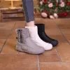 Buty damskie buty kostki grube dolne ciepłe 2023 Zima Zima nowa moda swobodne wygodne krótkie buty dla kobiet